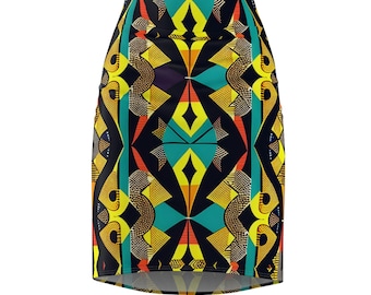 African style Women’s Pencil Skirt beautiful traditional African print business casual dress