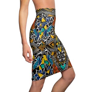 African style skirt womens business casual African pattern beautiful traditional dress image 7