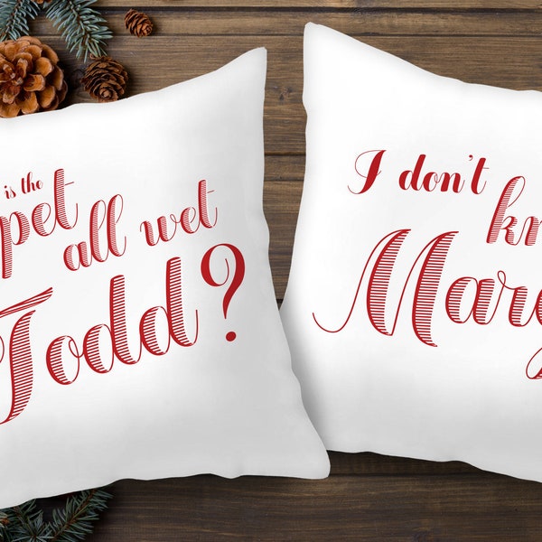 Christmas Vacation Pillow Cover Set – Funny Holiday Decor