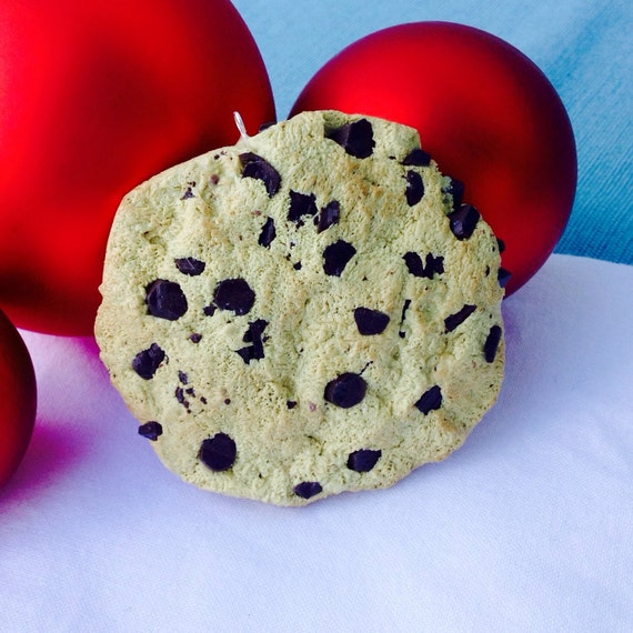 Chocolate Chip Cookie Christmas Ornament, Faux Fake Food, Tree Decoration, Holiday Gift, Stocking Stuffer, Sweet Dessert, Party Favor