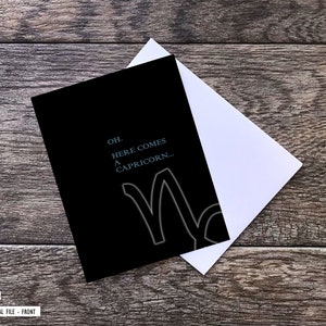 Steenbok & Saturnus Dominanten / Astrologie Digitale Verjaardagskaart / The Roast Collection / Happy Birthday Funny / Downloadbare verjaardagskaart