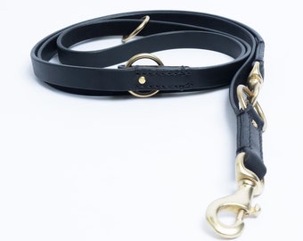 Genuine Leather Multi-function Dog Leash