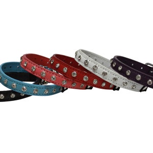 Genuine Leather Cat Collars