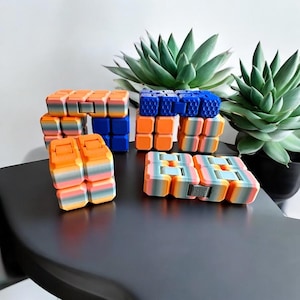 3D Infinity Fidget Toy: Sensory Stress Relief Gadget
