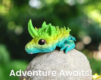 3D Printed Unicorn Dragon: Articulated Fantasy Creature Toy