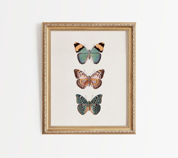 INSTANT DOWNLOAD / Butterfly Wall Art Printable Modern - Etsy