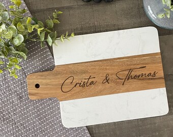 Engraved Personalized Cutting Board, Family Name, Wedding Gift, Housewarming Gift, Bridal Shower Gift, Realtor Gift, #700