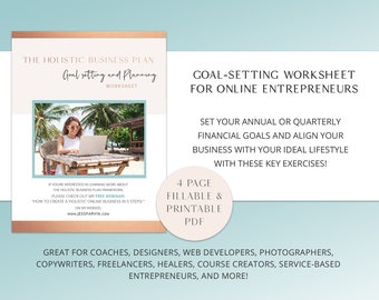 Online Business Goal Setting & Planning Worksheet
