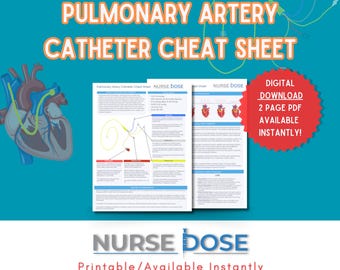 Guía práctica sobre catéteres de arteria pulmonar: Notas de enfermería de la UCICV (Descarga digital)