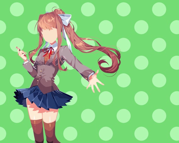 Doki Doki Literature Club Monika 