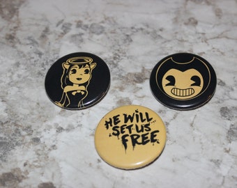 Bendy and the Ink Machine Buttons