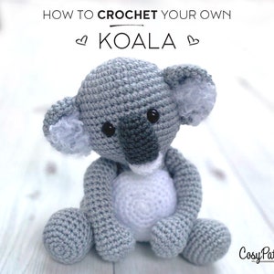 Koala crochet PATTERN , PDF instant download amigurumi PATTERN