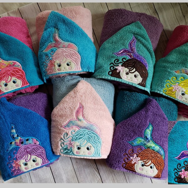 Girls Mixed Hooded Towel main image 1