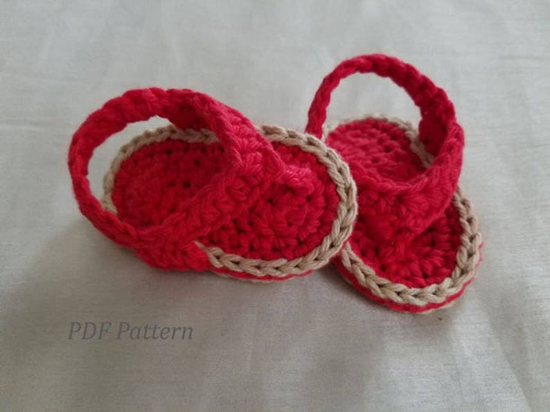 Pattern Crochet Infant Sandals Sandals Pattern Baby Sandals Pattern