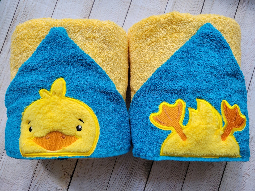 Hooded Towel,duck Hooded Bath Towel,duck Bottom Towel, Kids Hooded