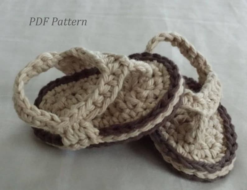 Pattern Crochet Infant Sandals Sandals Pattern Baby Sandals Pattern