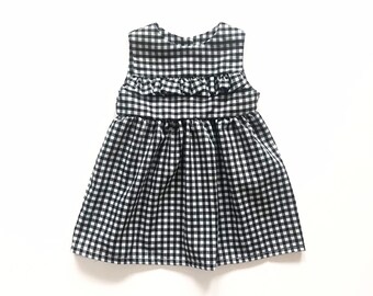 Girls Gingham Dress - Summer Dresses for Girl - Sleeveless Sundress - Toddler Dress - Girls Fashion - Birthday Outfit