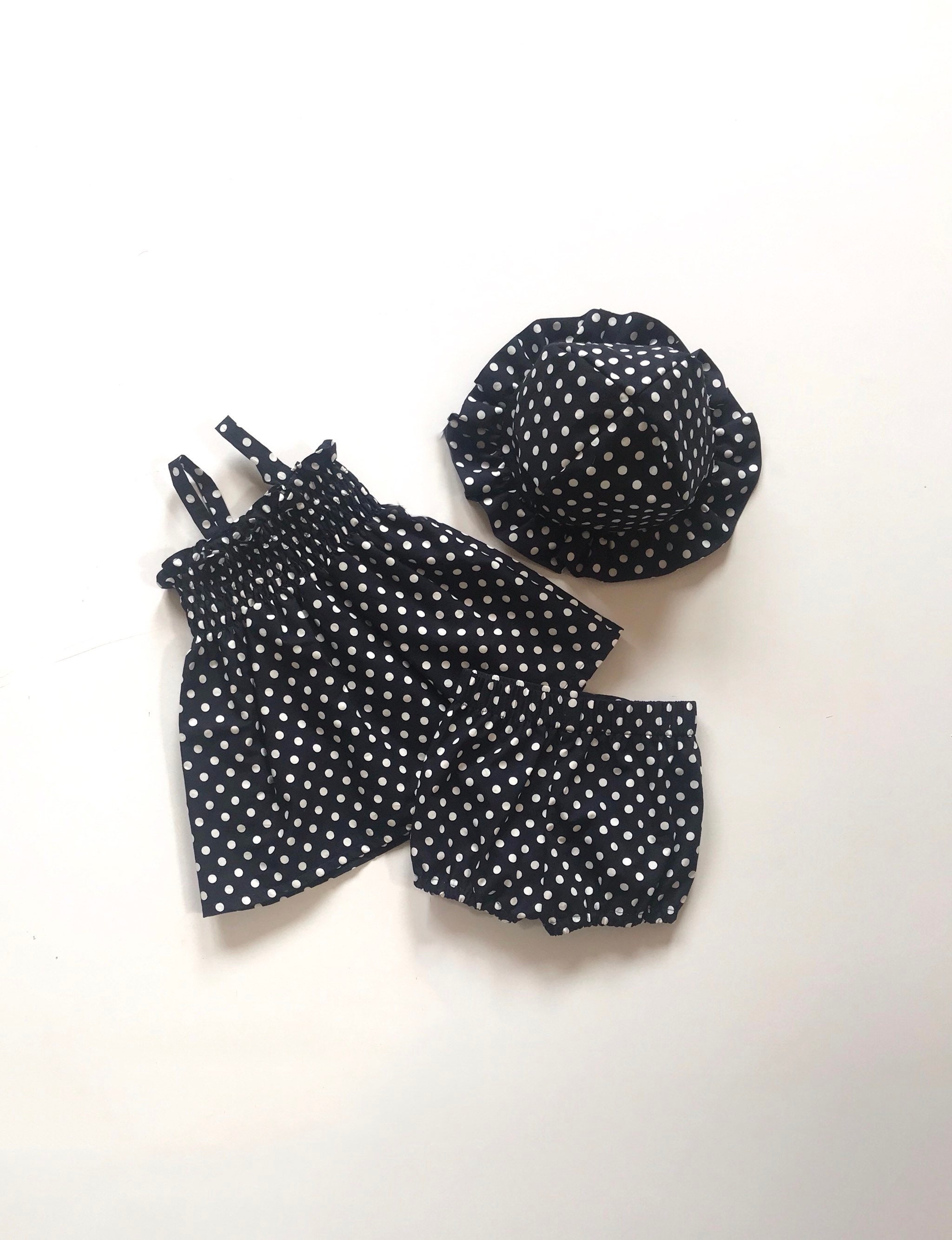polka dot newborn outfit