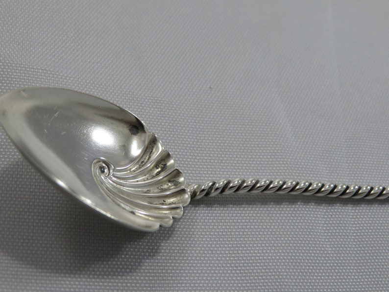 Antique Sterling Silver Scalloped Spoon Featuring Highly Etsy