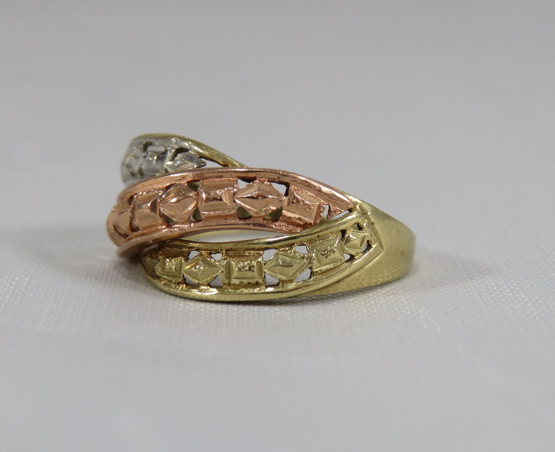 thumbnail image 2 of Direct Source Gold 10k Tri-Color Solid Gold 3D Dragon Pendant – 14k Stamped, USA Made 2 of 5