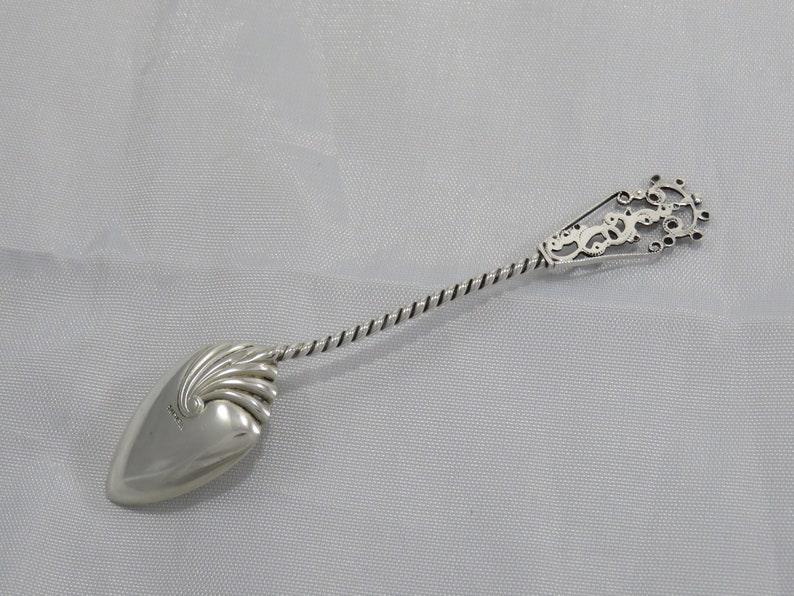 Antique Sterling Silver Scalloped Spoon Featuring Highly Etsy