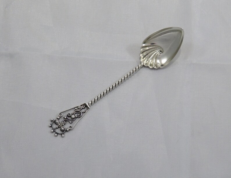 Antique Sterling Silver Scalloped Spoon Featuring Highly Etsy