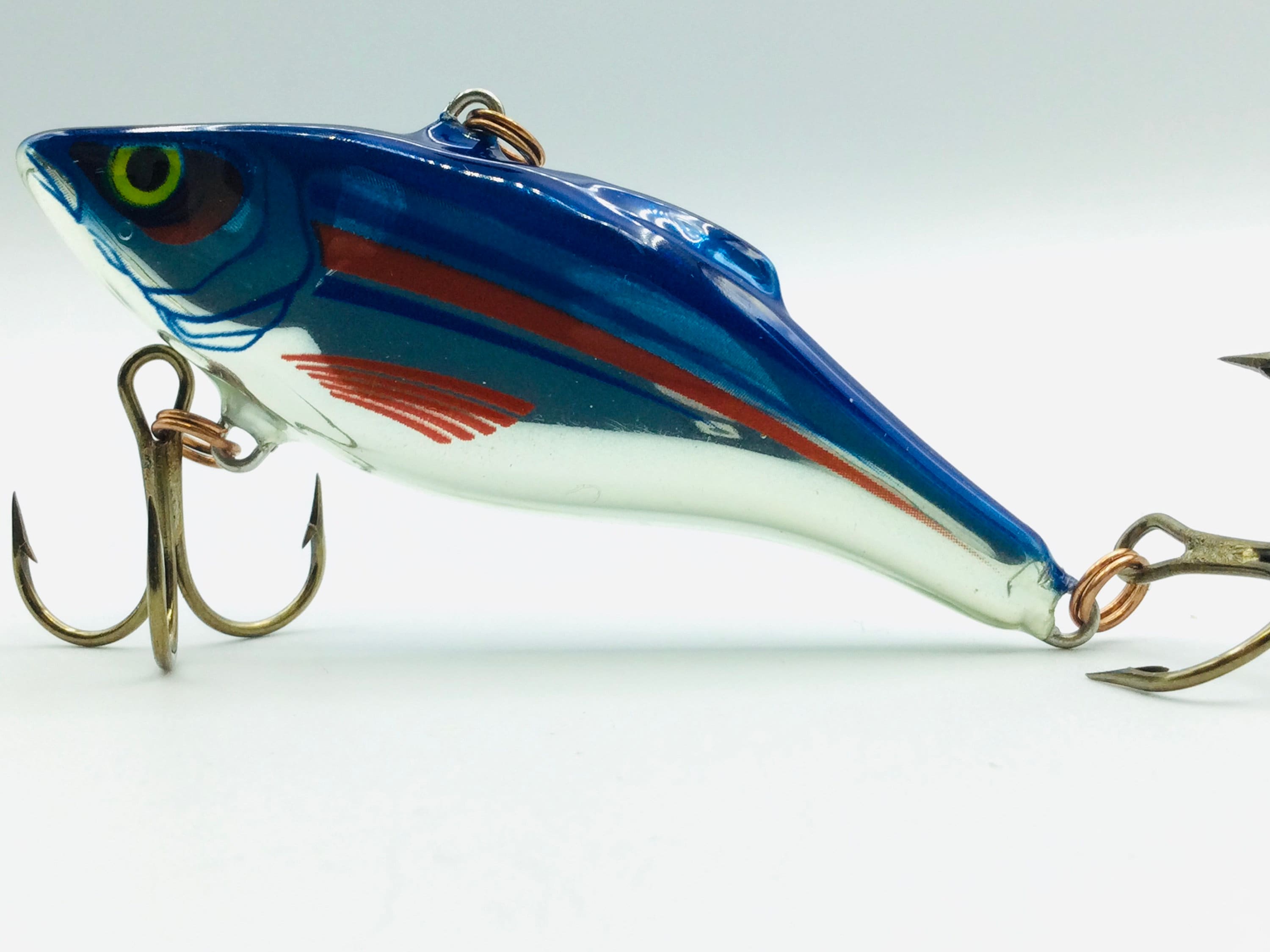 Vintage Double Hook Rattlin' Rapala Sinking Metallic Minnow Fishing Lure  Featuring Original Manufacturers Packaging -  Canada