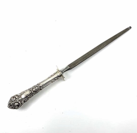 Antiker viktorianischer Messerschärfer aus Sterlingsilber mit - Etsy Schweiz