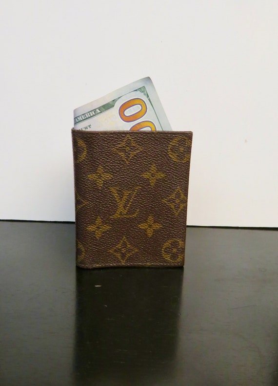 Upcycled Louis Vuitton 2-pocket Wallet - State & 3rd