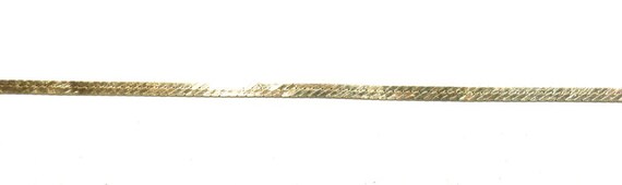 Vintage 14k Gold Ladies Designer Herringbone Brac… - image 4