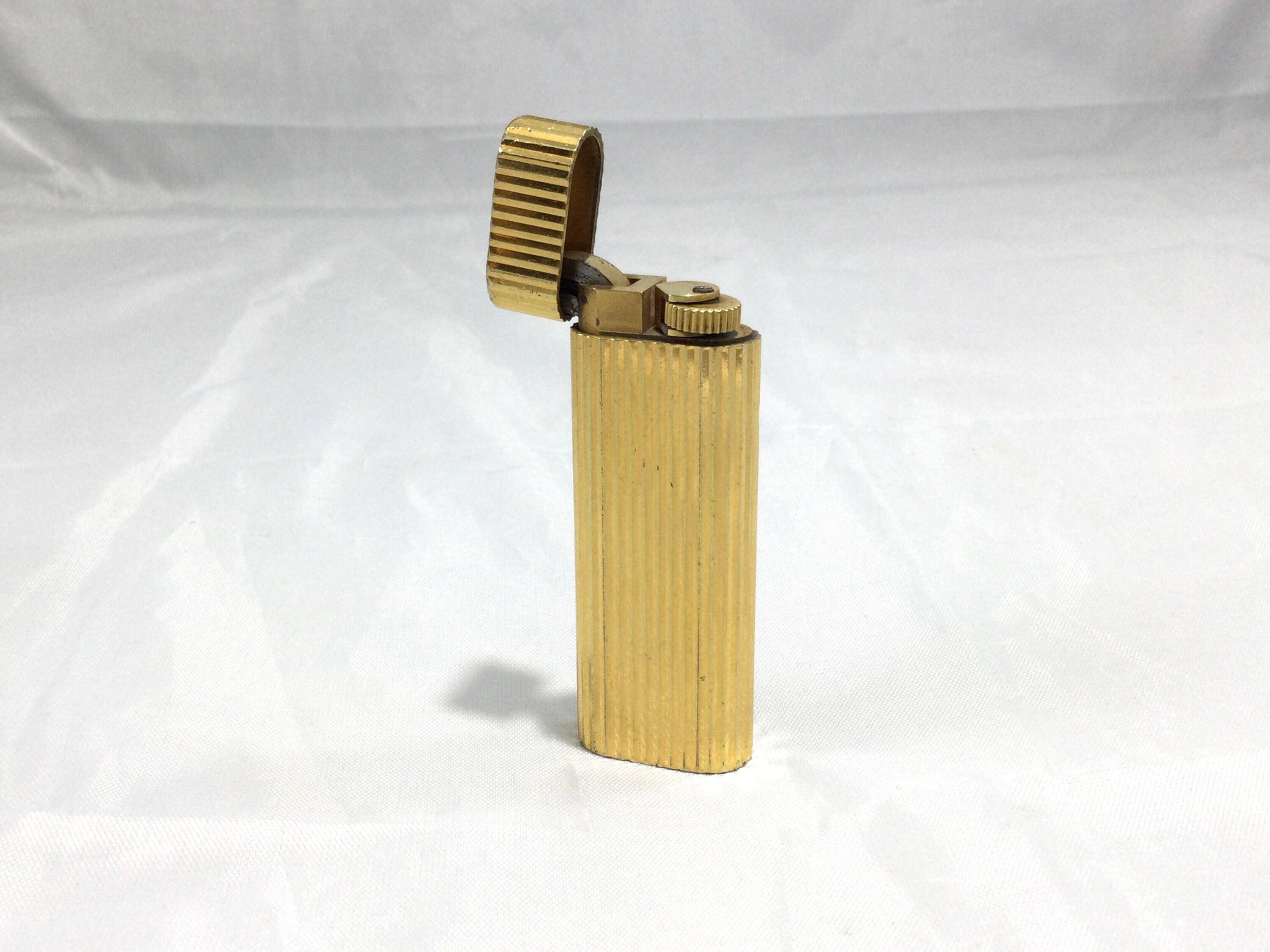 Vintage Gold Plated Original Cartier Luxury French Butane Lighter ...