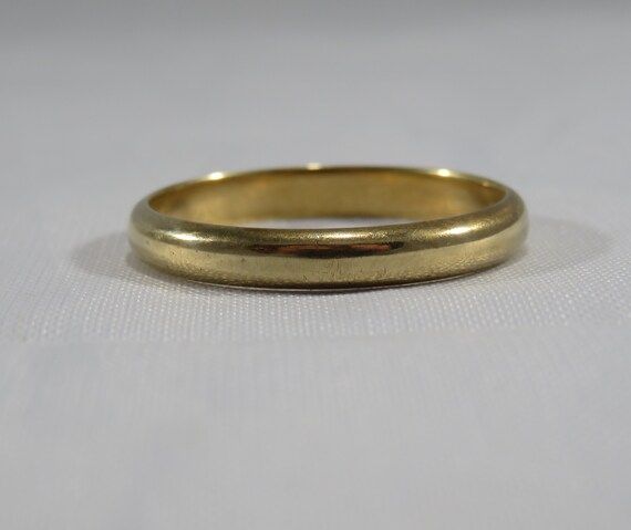 Vintage 14k Yellow Gold Gentleman’s Wedding Band … - image 7