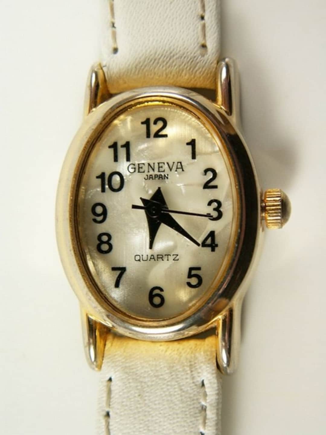 Geneva Green Quilted Stitch Watch