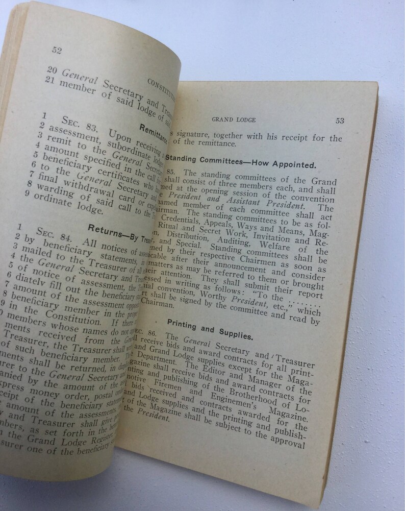 Antique 1965 General Electric Supply Company Employee Reference Pocket Diary Ledger Featuring