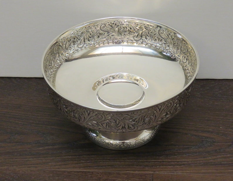 Antique Gorham Sterling Silver Pedestal Centerpiece Bowl Etsy