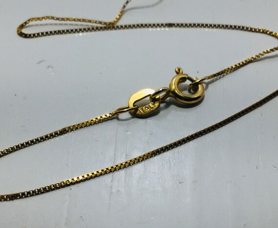 Vintage 14k Gold Italian Lariat Length Designer B… - image 8