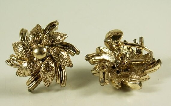 Vintage Designer CORO french back style clip earr… - image 2