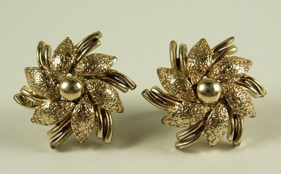 Buy Vintage Designer CORO French Back Style Clip Earrings in a
