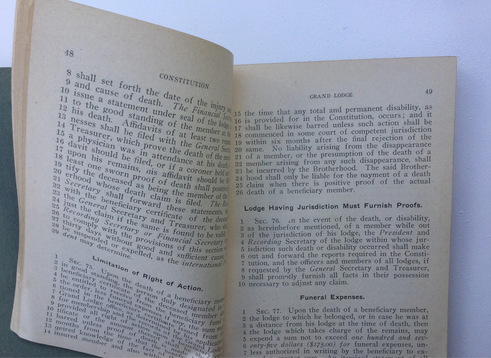 Antique 1965 General Electric Supply Company Employee Reference Pocket Diary Ledger Featuring