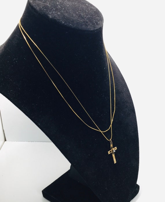 Vintage 14k Gold Italian Lariat Length Designer B… - image 6