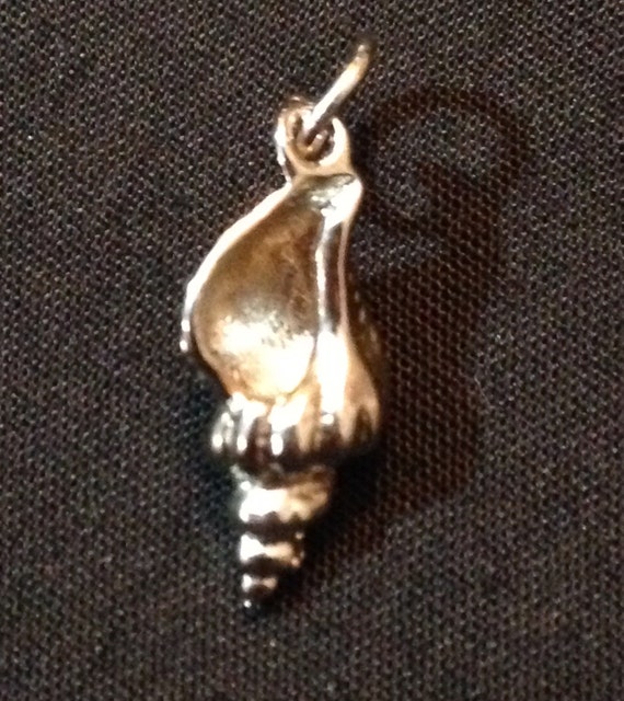 Vintage Sterling Silver Florida Conch Seashell St… - image 3