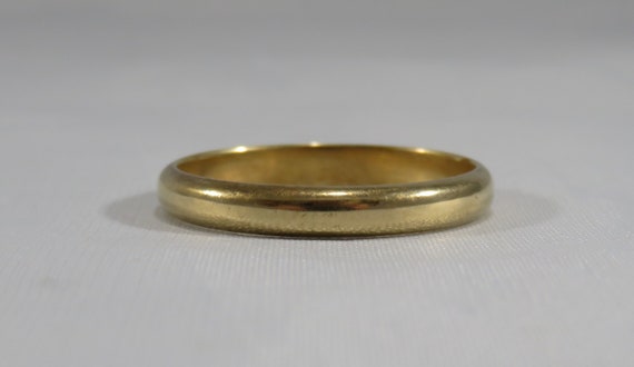 Vintage 14k Yellow Gold Gentleman’s Wedding Band … - image 3