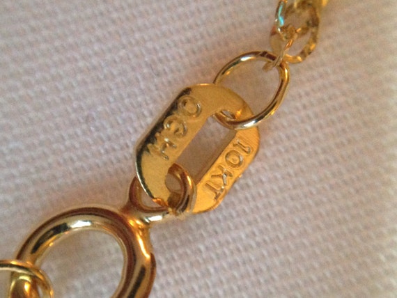 Beautiful Vintage 10k Yellow Gold Twisted Rope Ch… - image 5