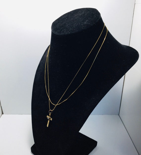 Vintage 14k Gold Italian Lariat Length Designer B… - image 7