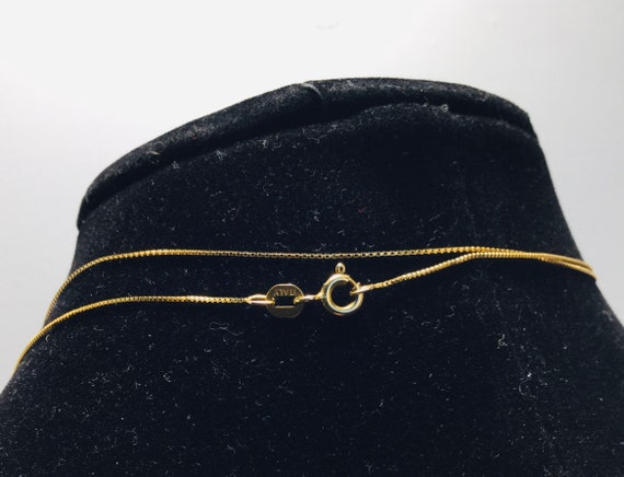 Vintage 14k Gold Italian Lariat Length Designer B… - image 4