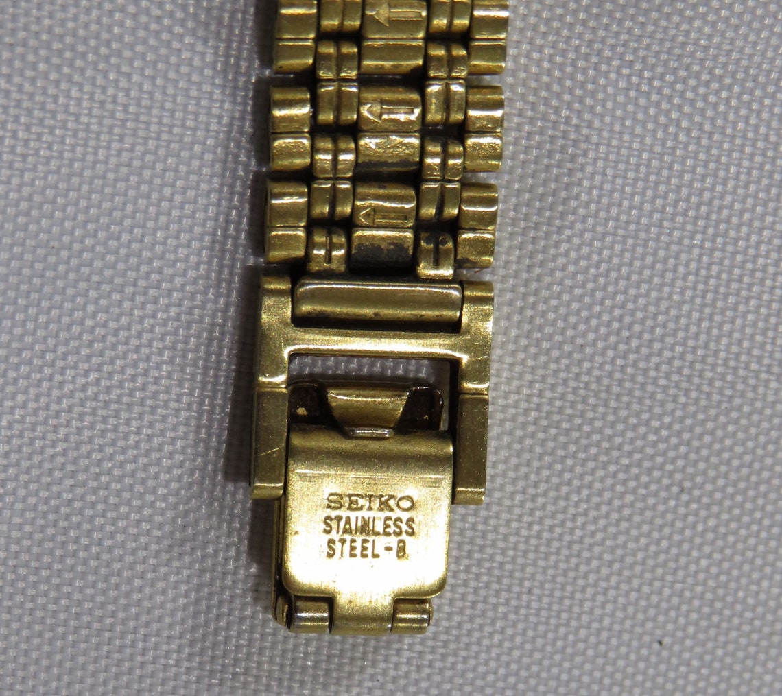 Vintage Ladies Gold Plated Seiko Quartz Wristwatch Featuring | Etsy