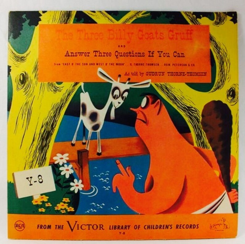 Rare Victor Library of Children Records the Three Billy Goats Gruff ...