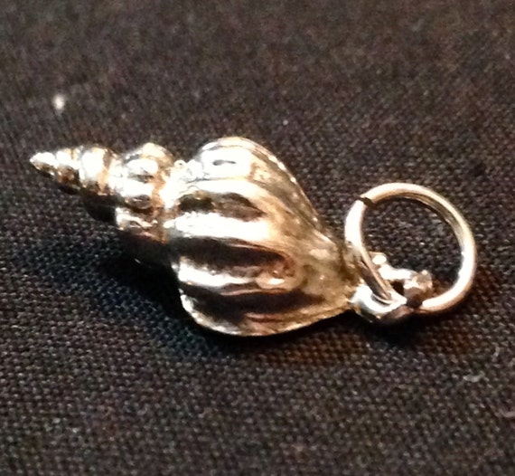 Vintage Sterling Silver Florida Conch Seashell St… - image 2