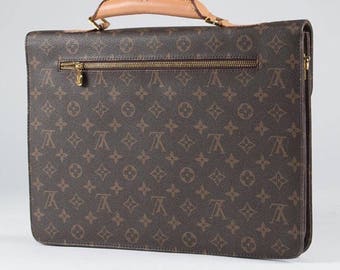 LOUIS VUITTON Monogram Canvas Serviette Conseiller Briefcase Bag - Sal