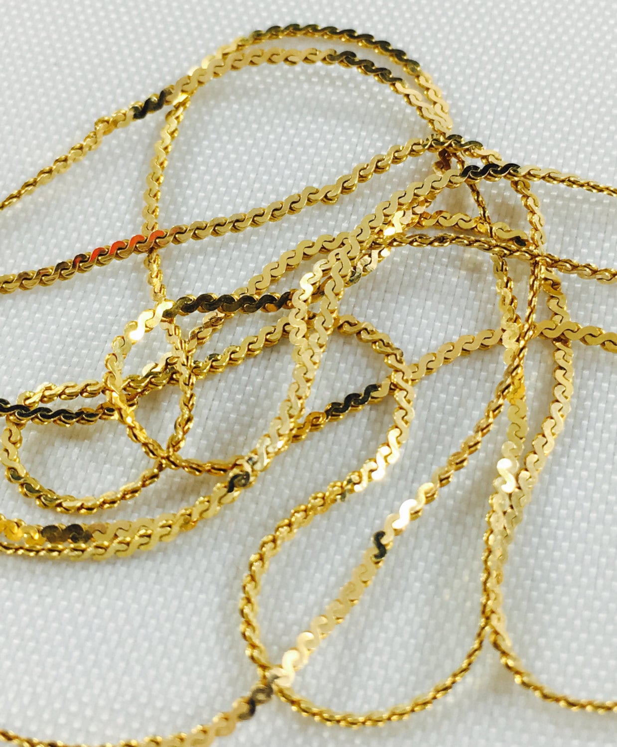 Vintage 10k Yellow Gold Italian s Chain Designer - Etsy